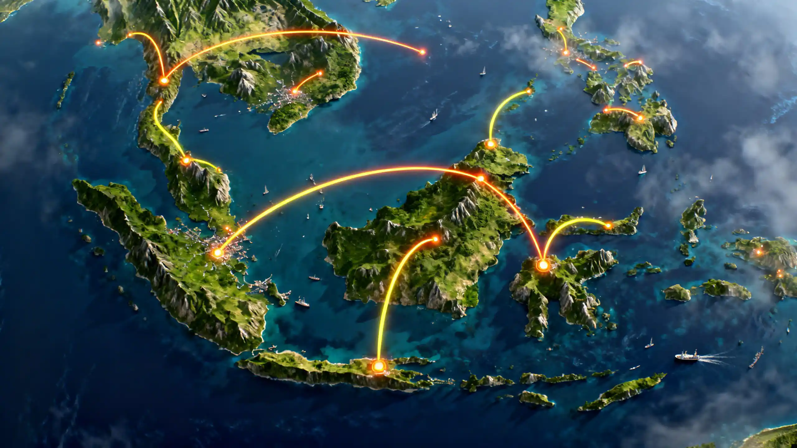 Peta Jangkauan Pengiriman JL Logistik di Seluruh Indonesia